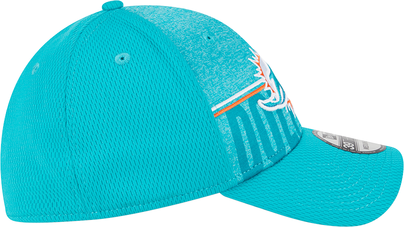 Miami Dolphins New Era 2023 NFL Training Camp 39THIRTY Flex Hat - Aqua
