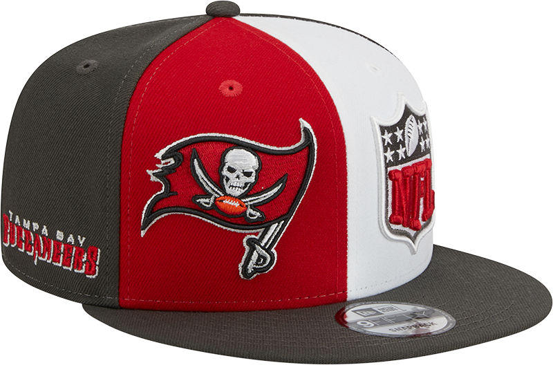 Tampa Bay Buccaneers New Era 2023 Sideline 9FIFTY Snapback Hat - Red/Pewter
