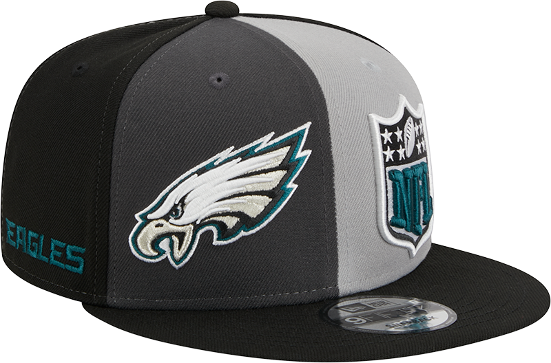 Philadelphia Eagles New Era 2023 Sideline 9FIFTY Snapback Hat - Gray/Black