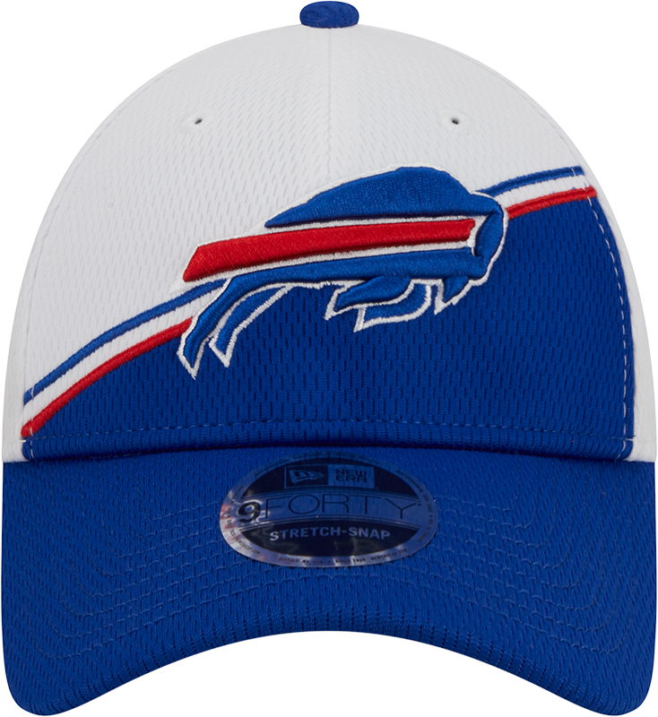 Buffalo Bills New Era 2023 Sideline 9FORTY Adjustable Hat - White/Royal