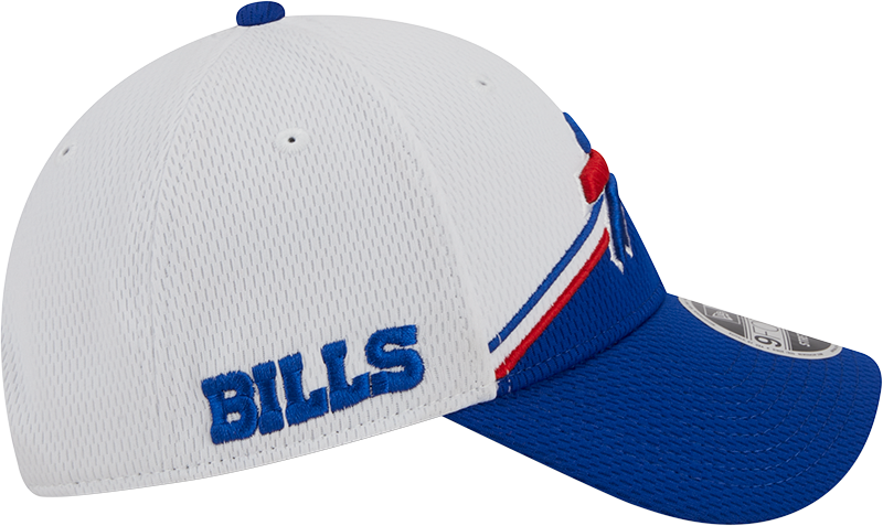 Buffalo Bills New Era 2023 Sideline 9FORTY Adjustable Hat - White/Royal