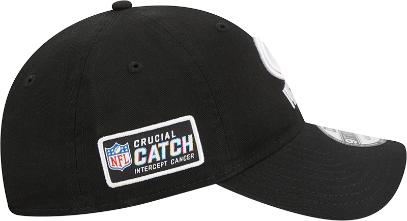 Green Bay Packers New Era 2023 NFL Crucial Catch 9TWENTY Adjustable Hat - Black