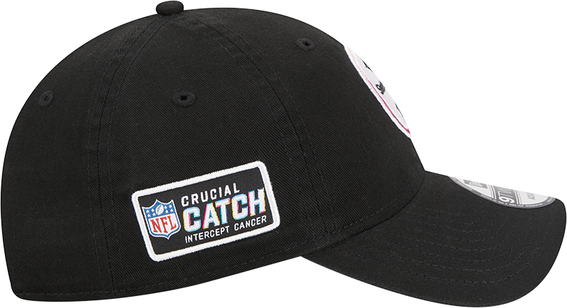 Pittsburgh Steelers New Era 2023 NFL Crucial Catch 9TWENTY Adjustable Hat - Black