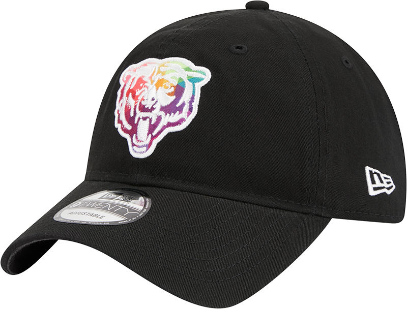 Chicago Bears New Era 2023 NFL Crucial Catch 9TWENTY Adjustable Hat - Black