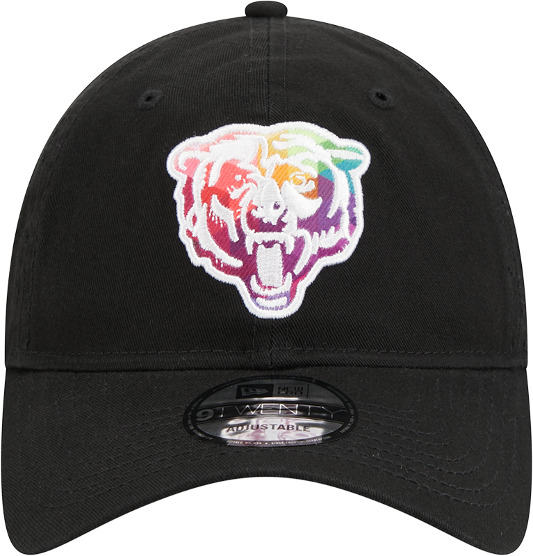 Chicago Bears New Era 2023 NFL Crucial Catch 9TWENTY Adjustable Hat - Black