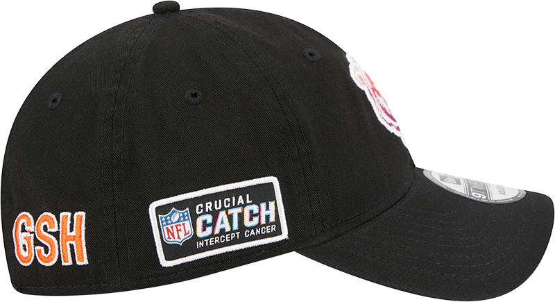Chicago Bears New Era 2023 NFL Crucial Catch 9TWENTY Adjustable Hat - Black