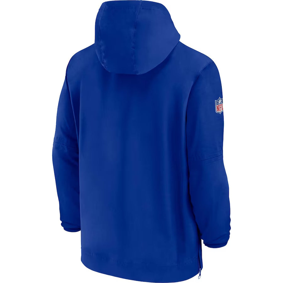 Buffalo Bills Nike Sideline Player Quarter-Zip Jacket - Royal