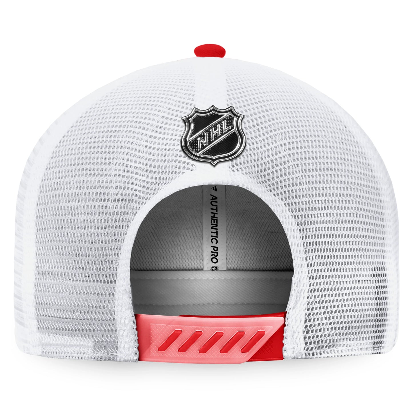 Montreal Canadiens Fanatics Branded 2022 NHL Draft Authentic Pro On Stage Trucker Adjustable Hat - Navy/White