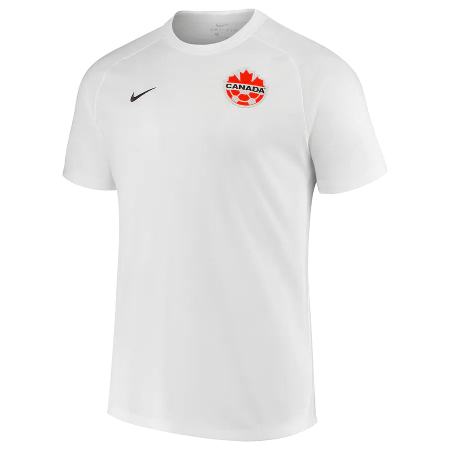 Mens Nike White Canada Soccer Replica Jersey