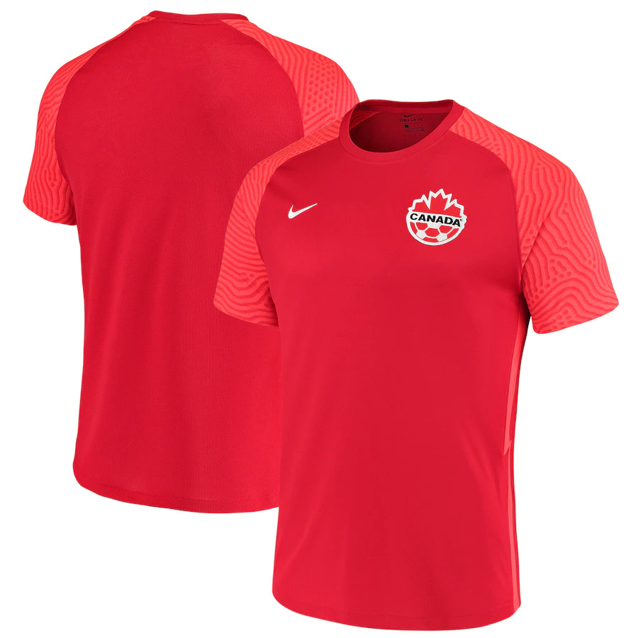 Mens Nike Red Canada Soccer Replica Jersey