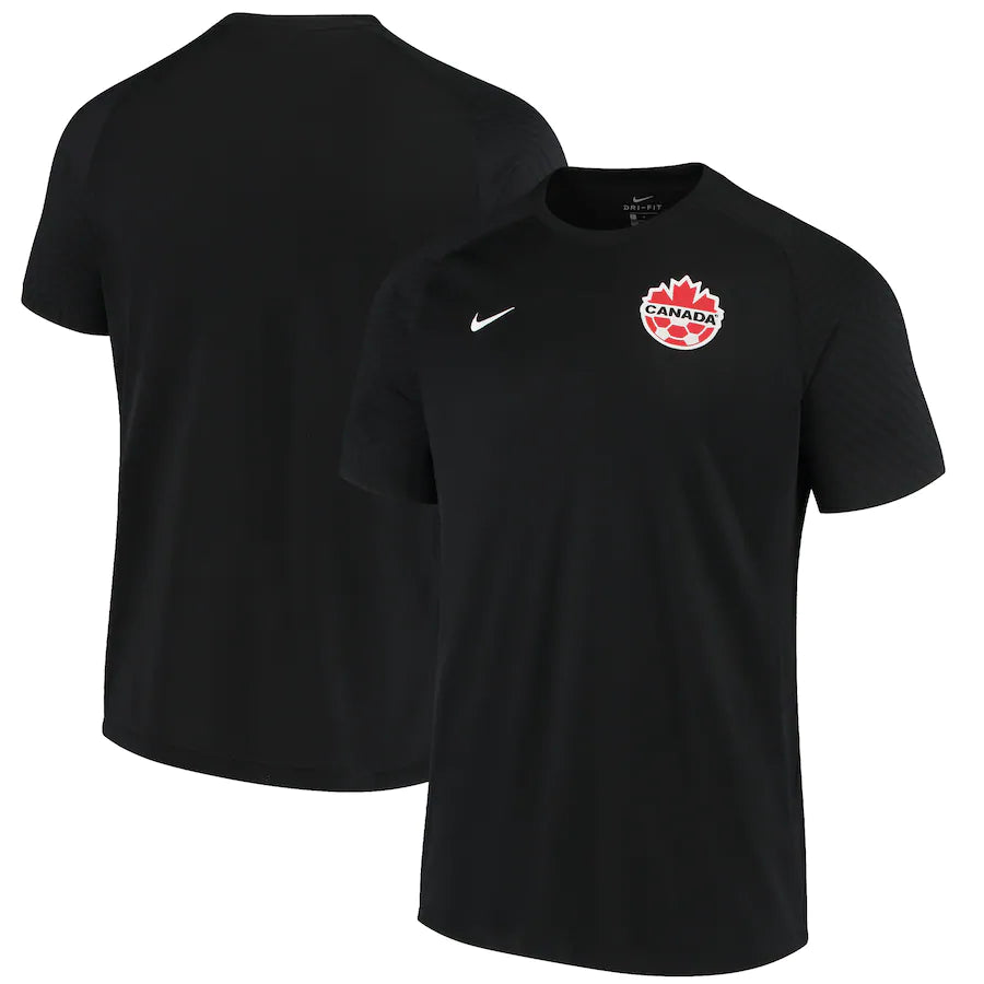 Mens Nike Black Canada Soccer Replica Jersey