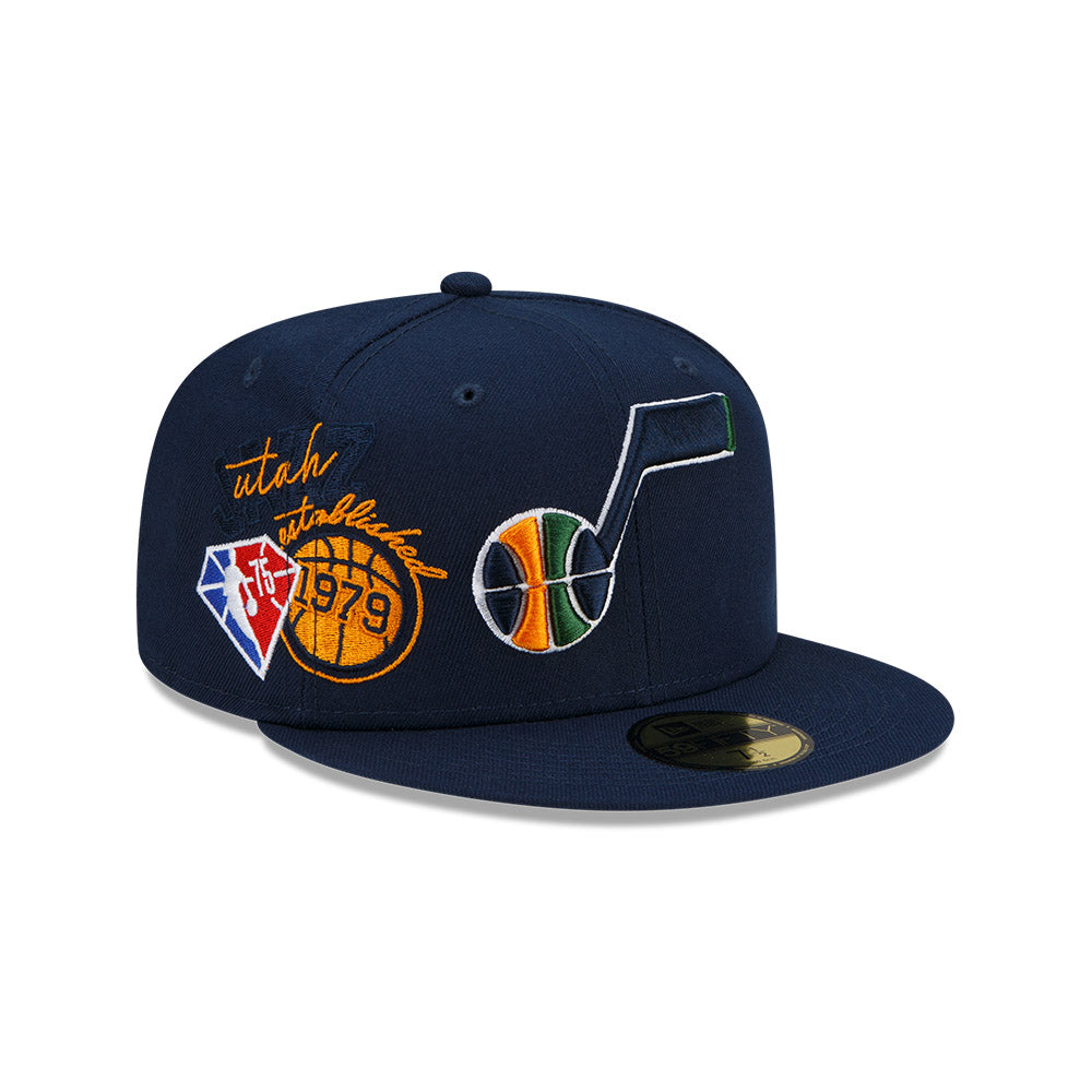Utah Jazz Back Half 59FIFTY Fitted