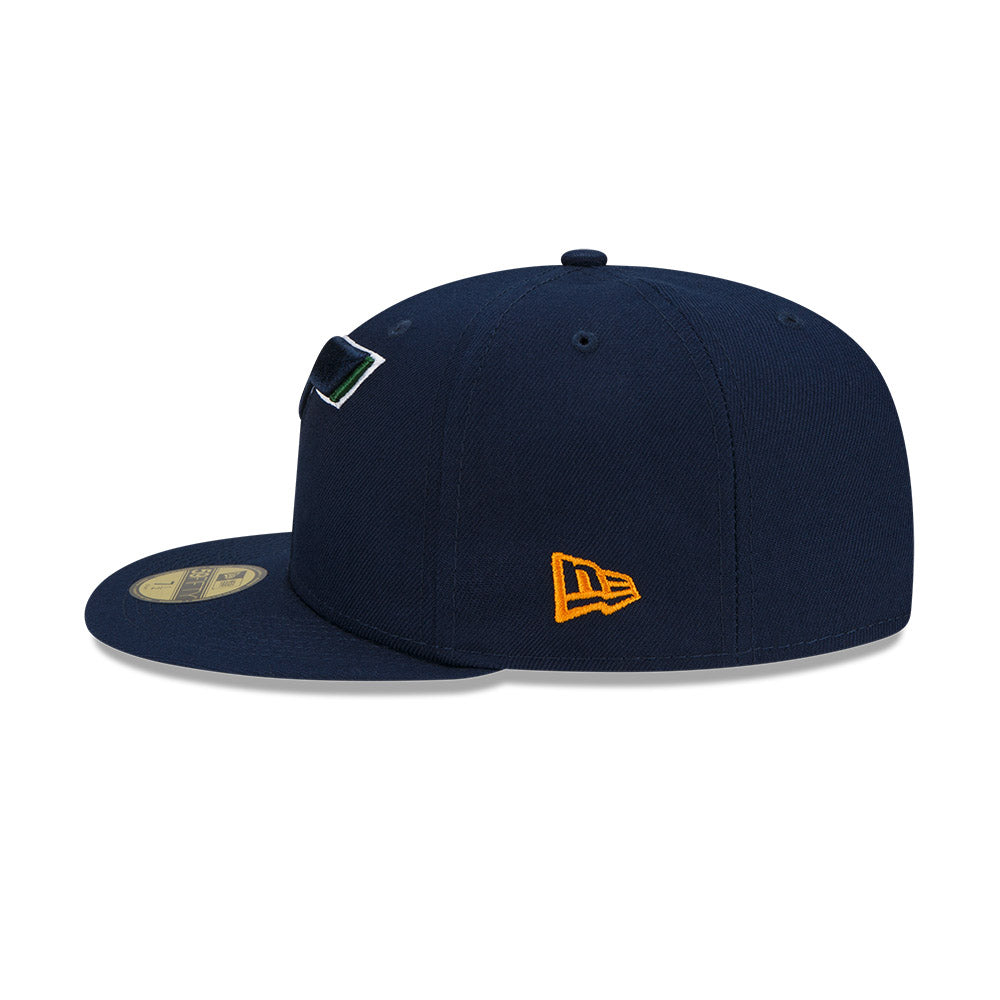 Utah Jazz Back Half 59FIFTY Fitted