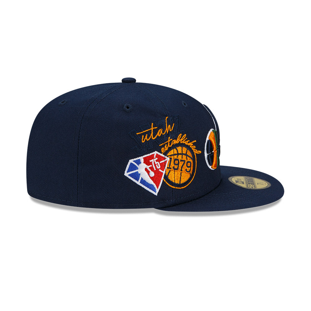 Utah Jazz Back Half 59FIFTY Fitted