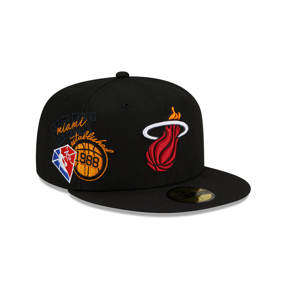 Miami Heat Back Half 59FIFTY Fitted
