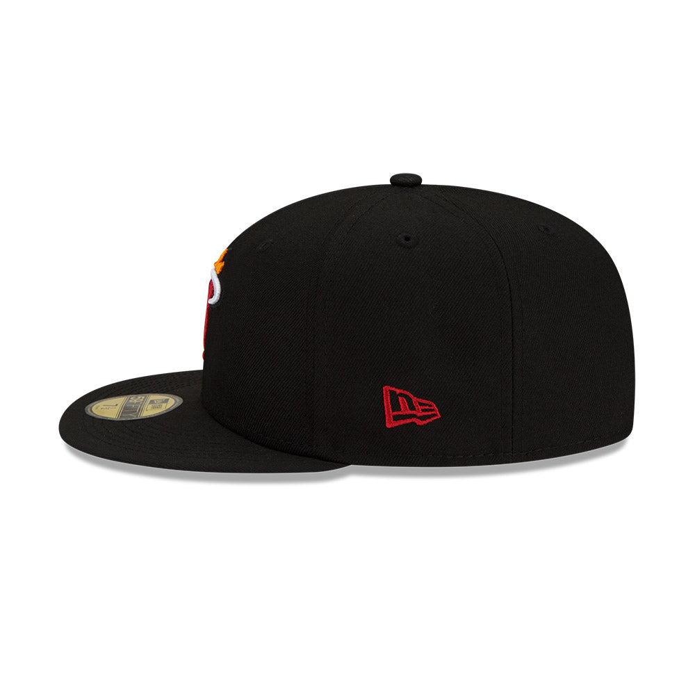 Miami Heat Back Half 59FIFTY Fitted