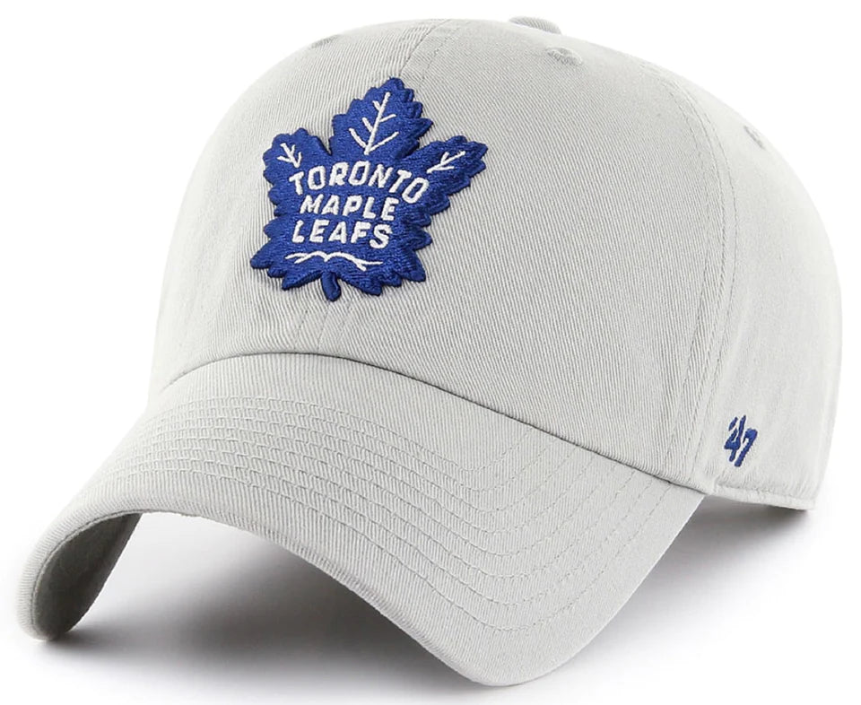 Toronto Maple Leafs '47 Brand Grey Clean Up Cap