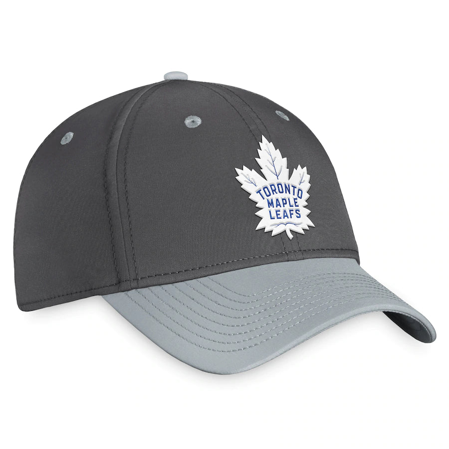 Toronto Maple Leafs Fanatics Branded Authentic Pro Home Ice Adjustable Hat - Charcoal/Gray
