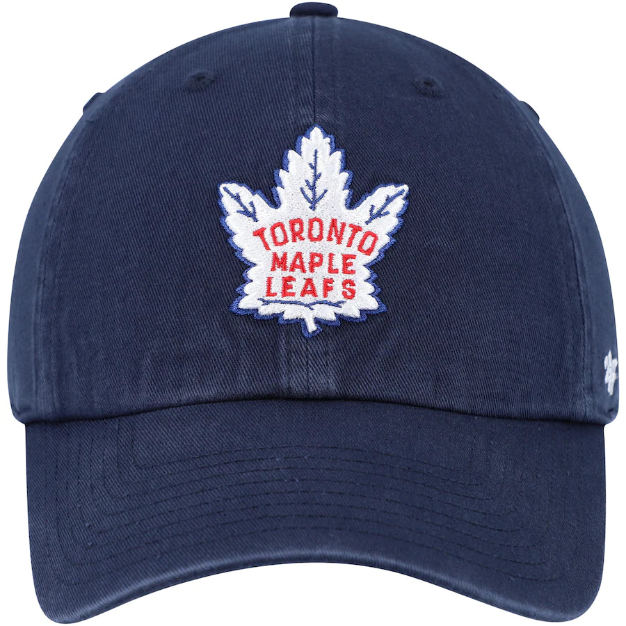 Men's Toronto Maple Leafs '47 Navy w/Red Writing Clean Up Adjustable Hat