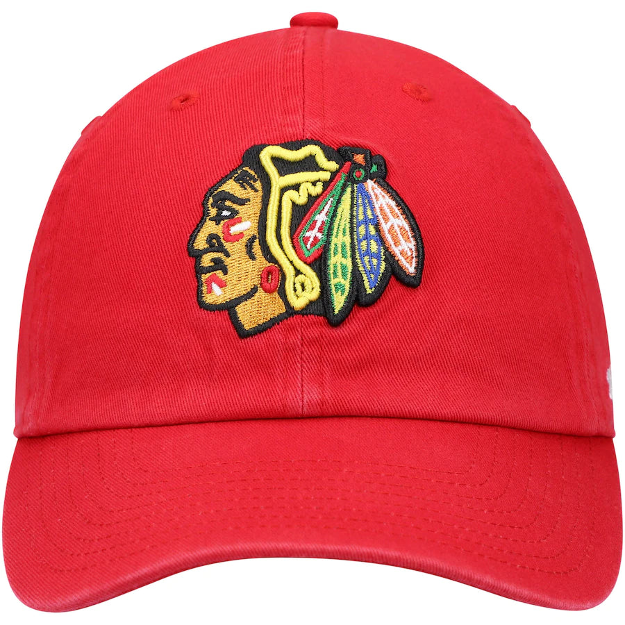Chicago Blackhawks '47 Brand Red Clean Up Cap