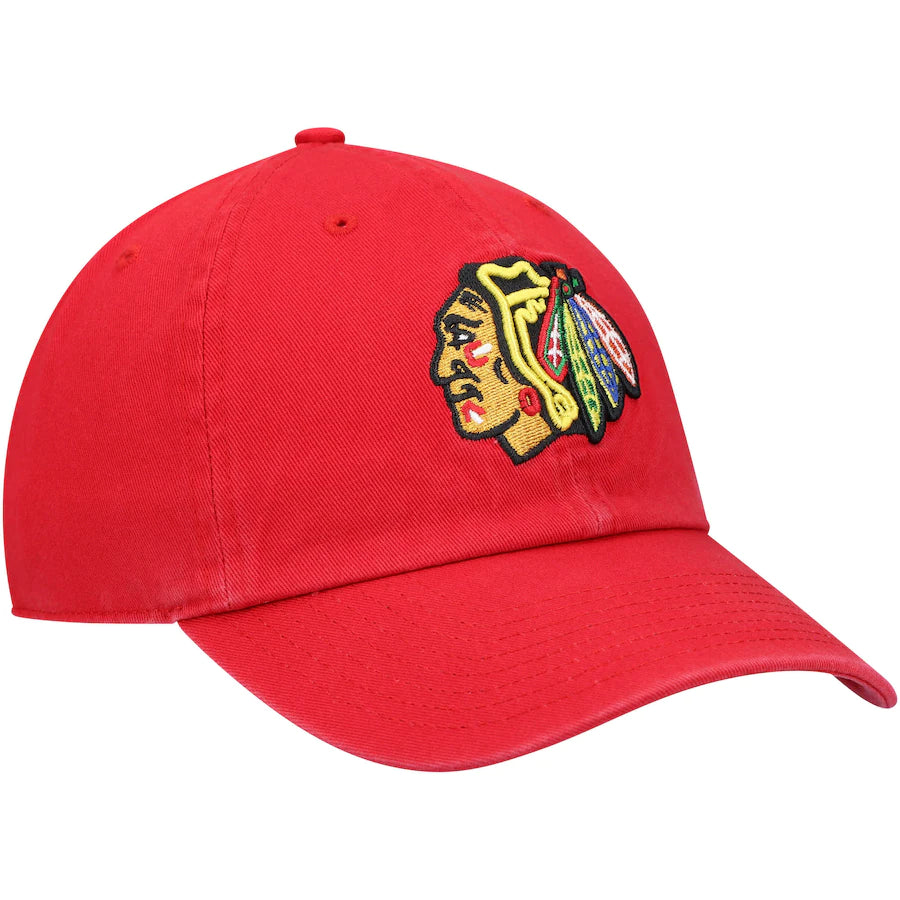 Chicago Blackhawks '47 Brand Red Clean Up Cap