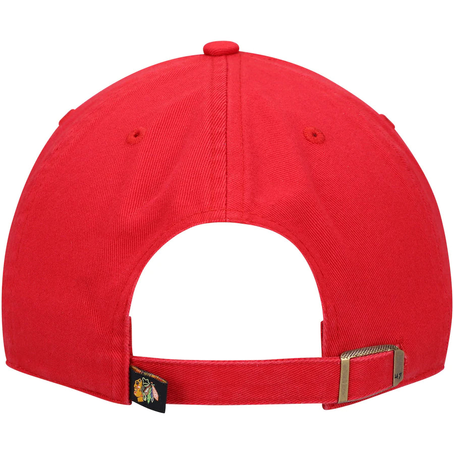 Chicago Blackhawks '47 Brand Red Clean Up Cap
