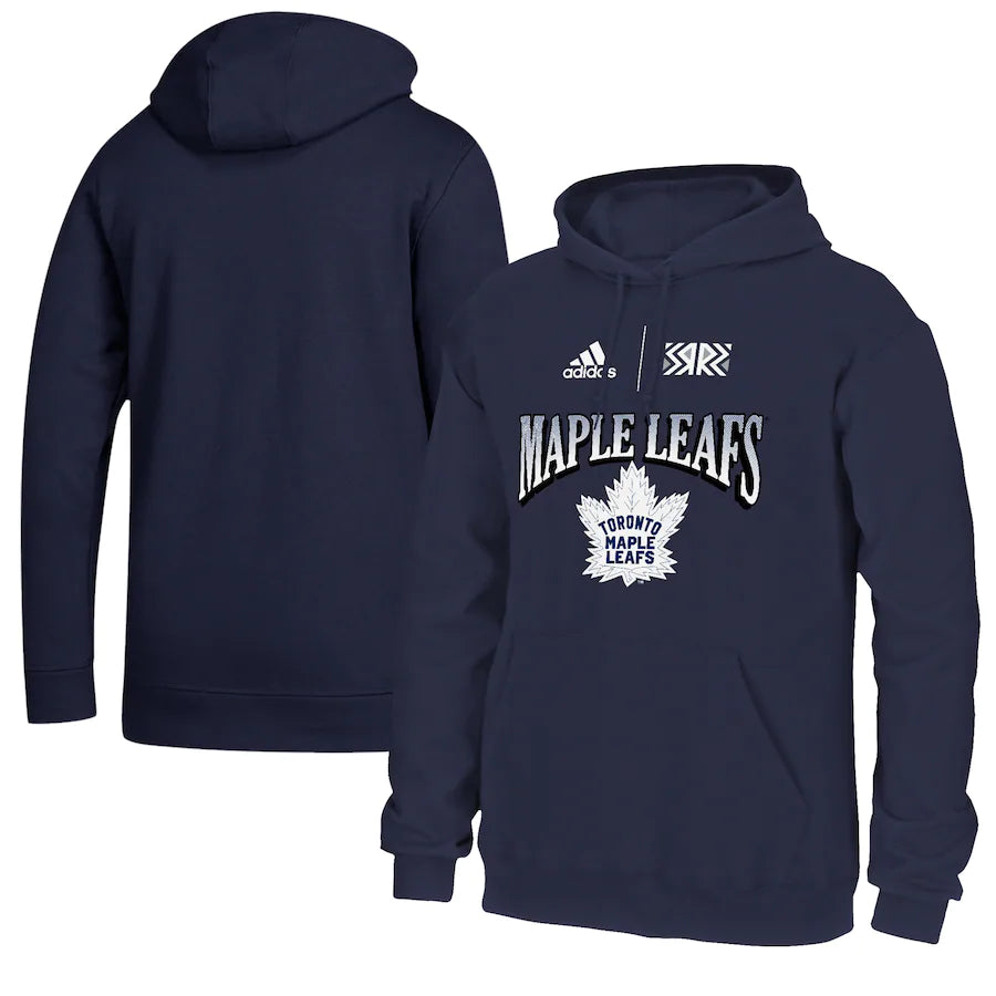 Men's Toronto Maple Leafs adidas Blue Reverse Retro 2.0 - Pullover Hoodie