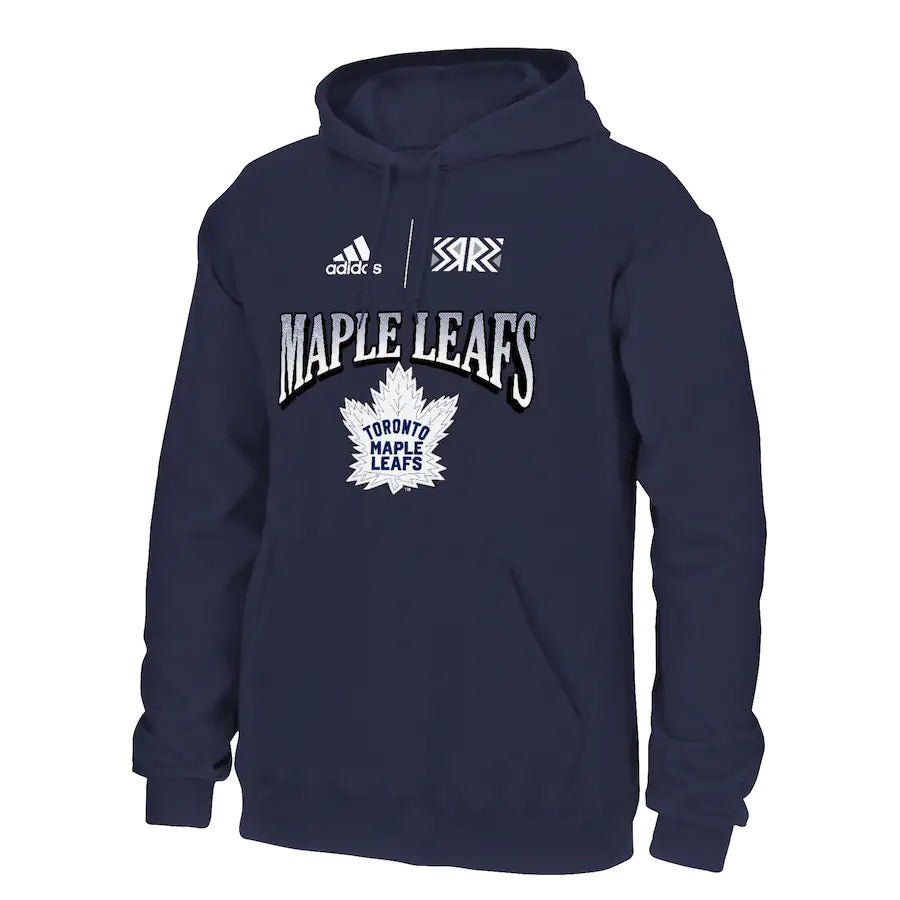 Men's Toronto Maple Leafs adidas Blue Reverse Retro 2.0 - Pullover Hoodie