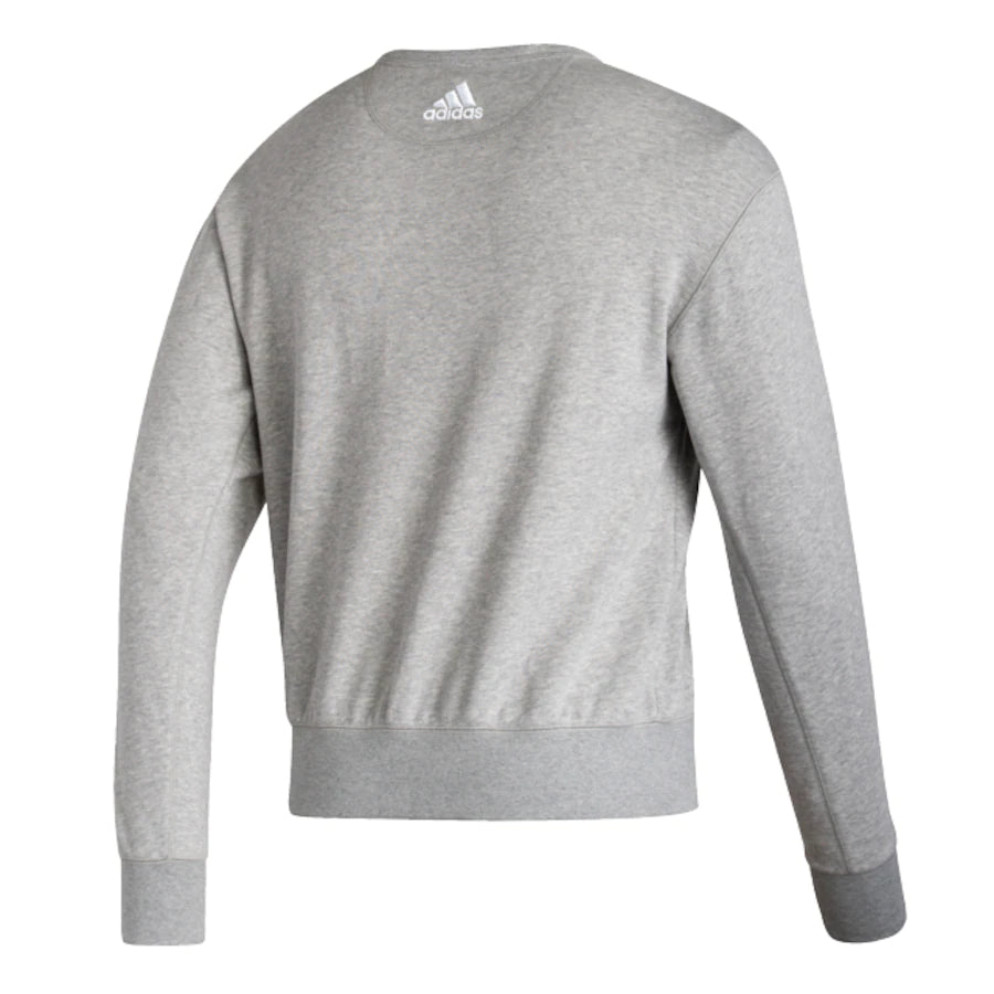 Men's Toronto Maple Leafs adidas Grey Reverse Retro 2.0 - Attack Triangle Pullover Sweatshirt