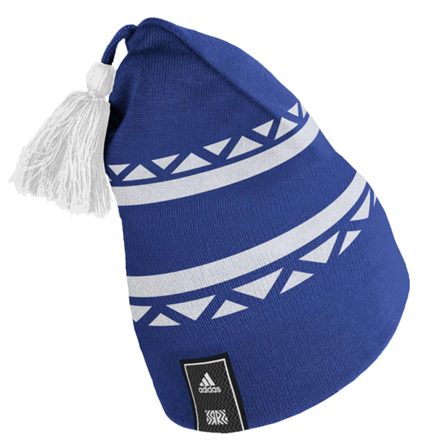 Toronto Maple Leafs adidas Reverse Retro 2.0 - Pom Knit Hat - Navy