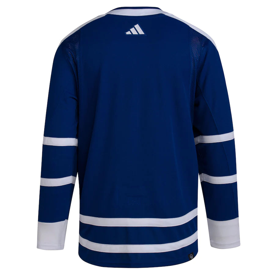 Men's Toronto Maple Leafs Adidas Royal - Reverse Retro 2.0 Authentic Blank Jersey