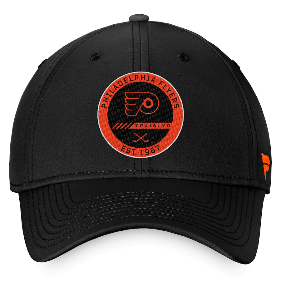 Philadelphia Flyers Fanatics Branded 2022 Authentic Pro Training Camp Flex Hat - Black