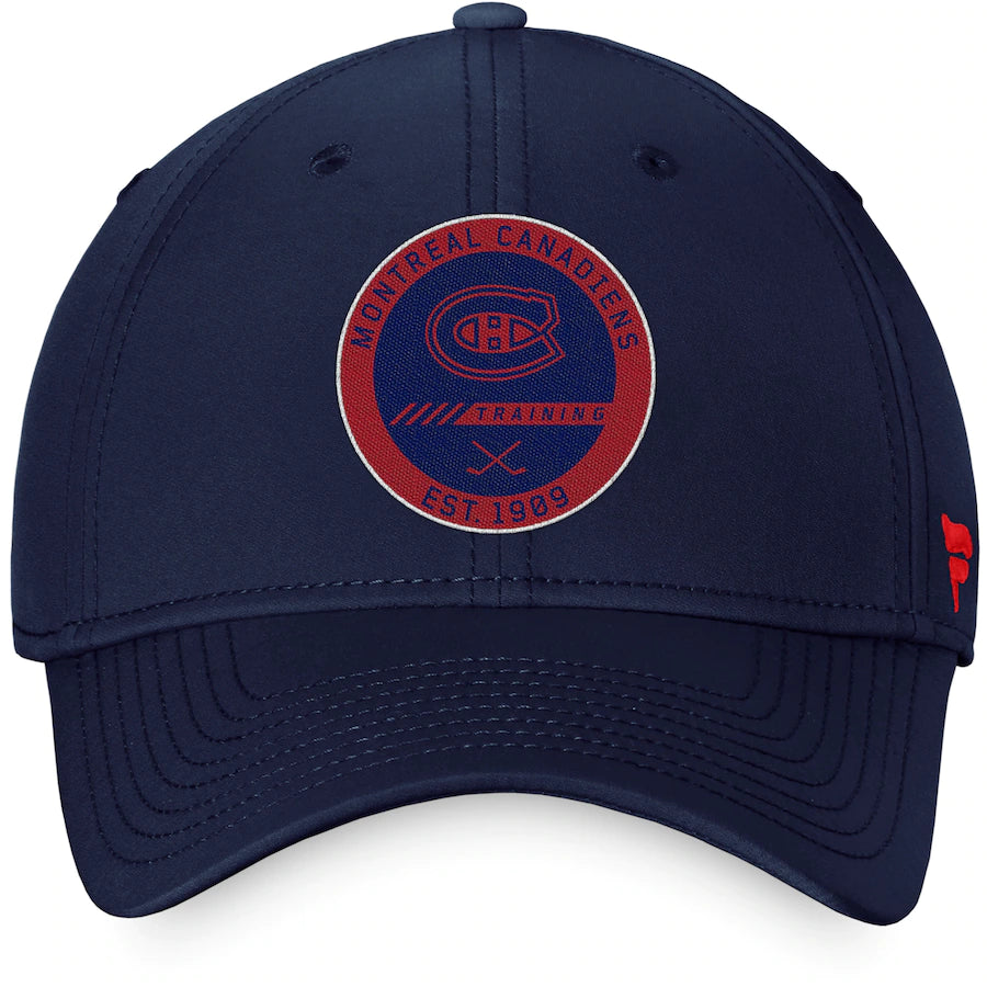 Montreal Canadiens Fanatics Branded Authentic Pro Training Camp - Flex Hat - Navy