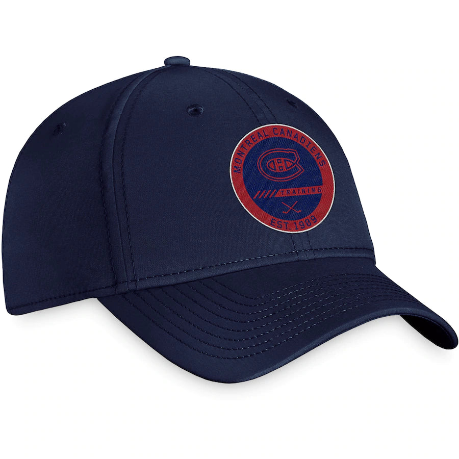 Montreal Canadiens Fanatics Branded Authentic Pro Training Camp - Flex Hat - Navy