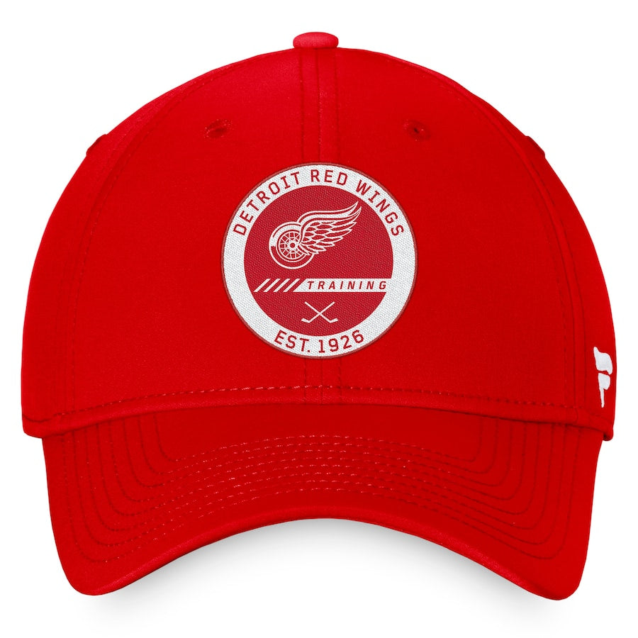 Detroit Red Wings Fanatics Branded 2022 Authentic Pro Training Camp Flex Hat - Red