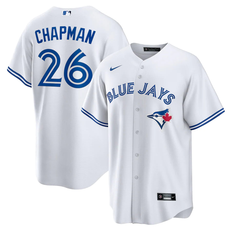 Matt Chapman Toronto Blue Jays Nike Replica Player - Stitched Jersey - White