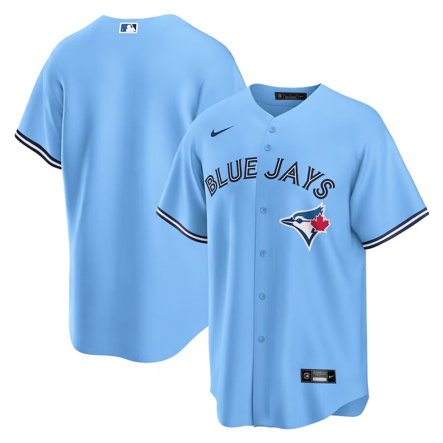 Toronto Blue Jays Nike Alternate Replica Team - Jersey - Powder Blue