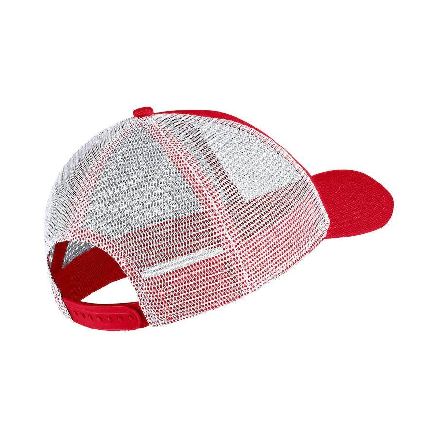 Unisex Nike Red Canada Soccer C99 Twill Trucker Snapback Hat