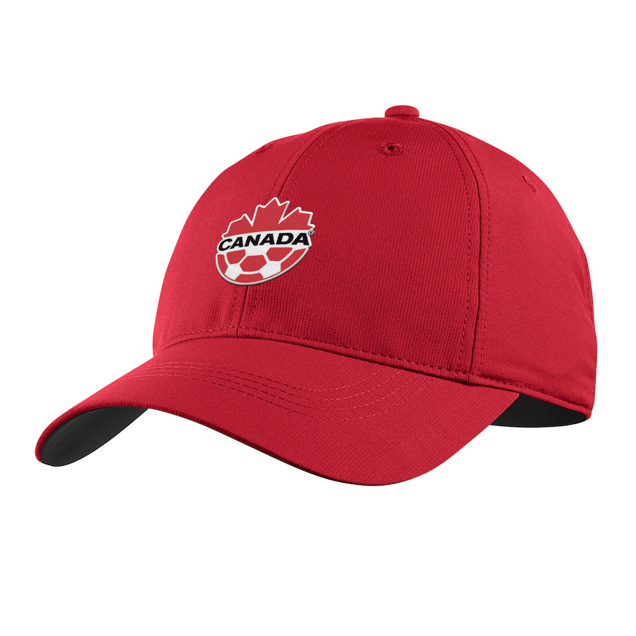 Unisex Nike Red Canada Soccer Primary Logo Legacy91 Performance Adjustable Hat