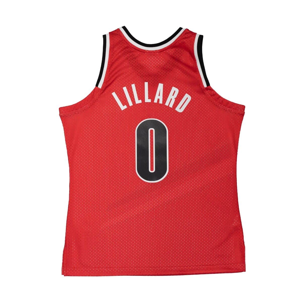 Men's Mitchell & Ness Damian Lillard Red Portland Trailblazers Hardwood Classics 2012-13 Swingman - Jersey