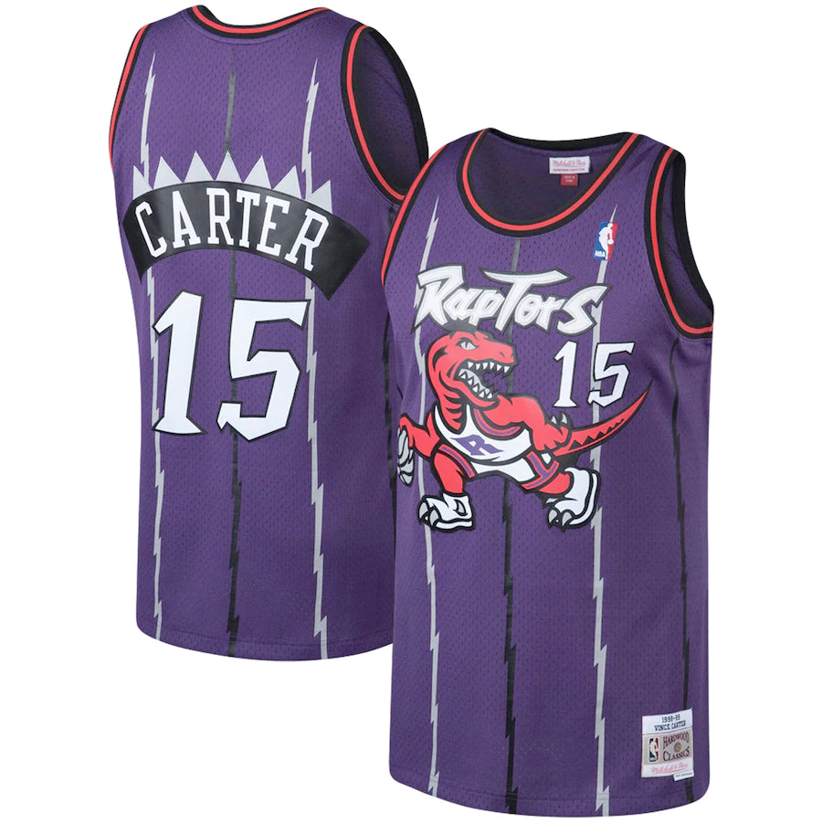 Vince Carter Toronto Raptors Mitchell & Ness 1998-99 Hardwood Classics Swingman - Jersey - Purple