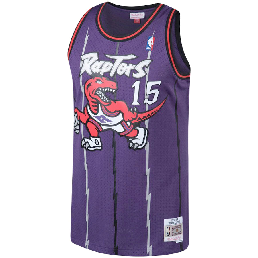 Vince Carter Toronto Raptors Mitchell & Ness 1998-99 Hardwood Classics Swingman - Jersey - Purple