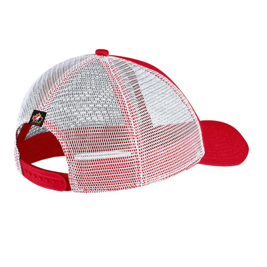 Men's Nike Red/White Hockey Canada 2022 - Classic99 Trucker Snapback Adjustable Hat