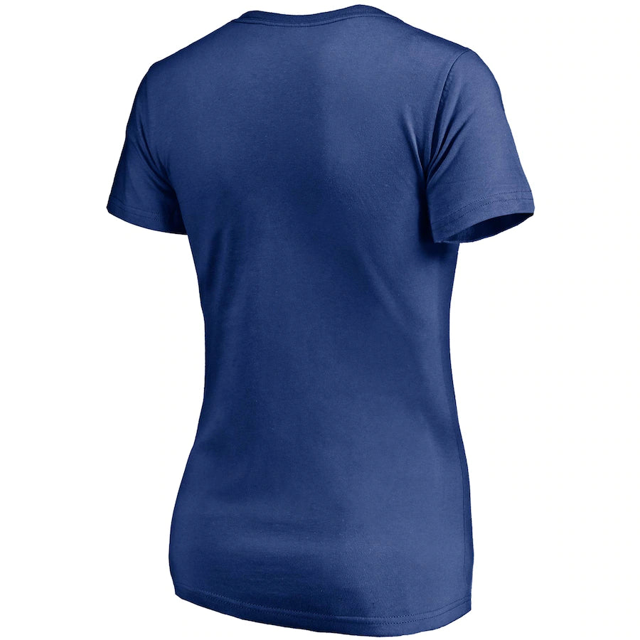 Women's Toronto Maple Leafs Fanatics Branded Blue Primary Team Logo - V-Neck T-Shirt