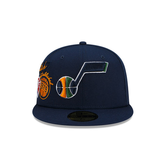 Utah Jazz Back Half 59FIFTY Fitted