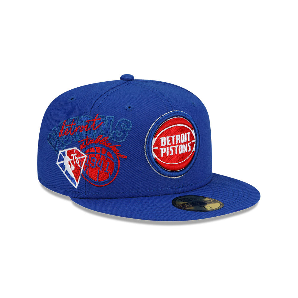 Detroit Pistons Back Half 59FIFTY Fitted
