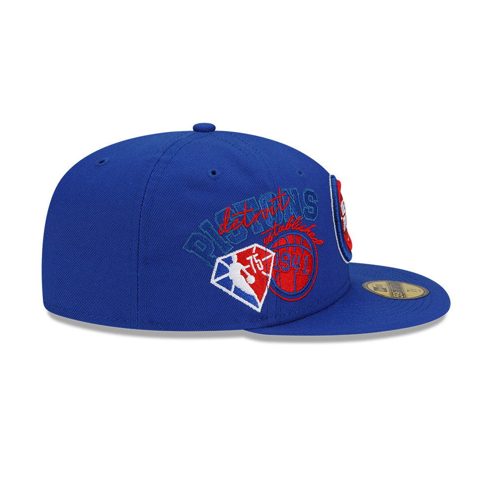 Detroit Pistons Back Half 59FIFTY Fitted
