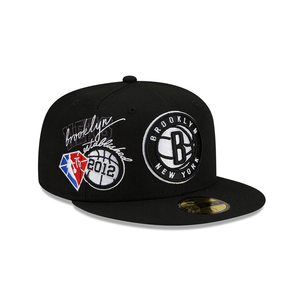 Brooklyn Nets Back Half 59FIFTY Fitted