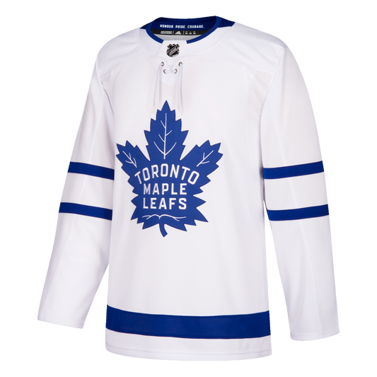 Men's Toronto Maple Leafs Blank Adidas White Away Authentic Jersey