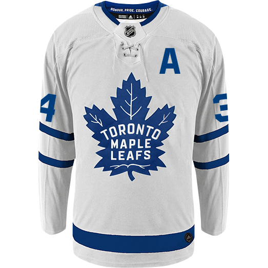 Men's Toronto Maple Leafs Auston Matthews Adidas White Away Authentic Jersey